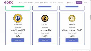GOEX | Cryptocurrency Exchange | Investment Platform screenshot 3