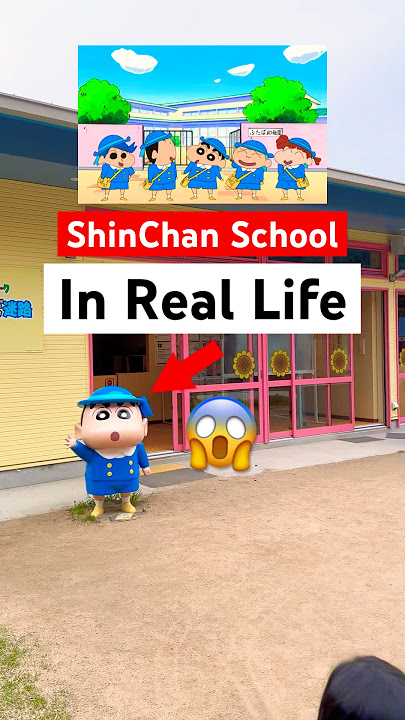Real ShinChan school 🏫😍 #shinchan #japan #funny