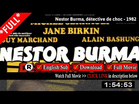 nestor burma detective de choc