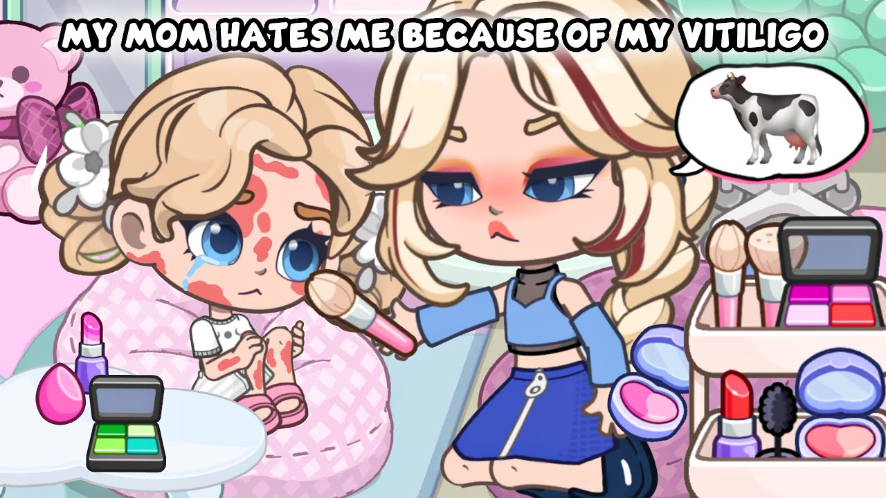 My Mom Hates Me Because of My Vitiligo 😭💔 Sad Story | Dopples World