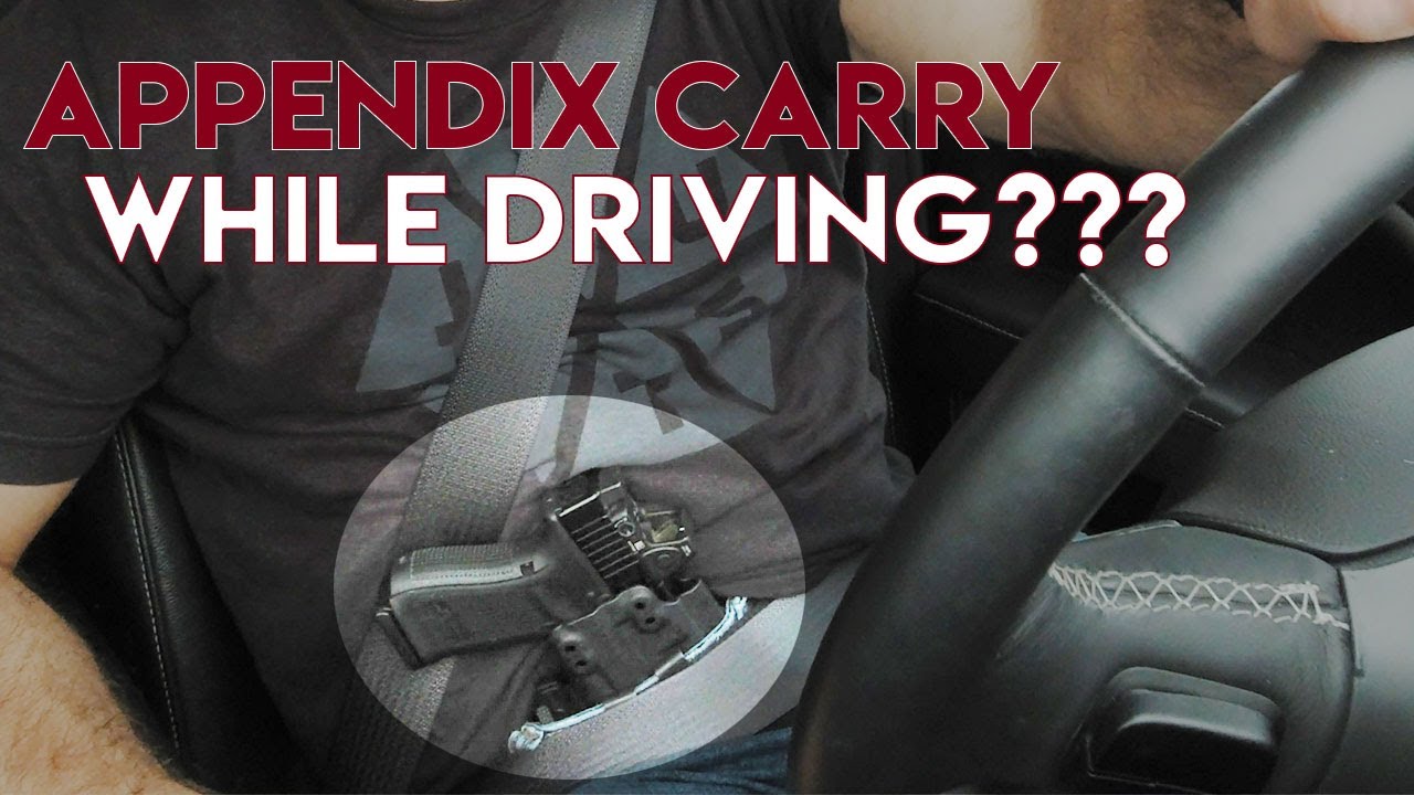 4 Tips To Make Appendix Carry More Comfortable When Driving + Belt Giveaway