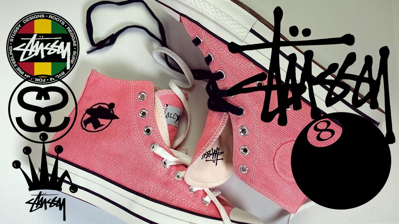 Stussy X Chuck Taylor 70's: Bien Fresh, Bien Punk, Bien Rosas.