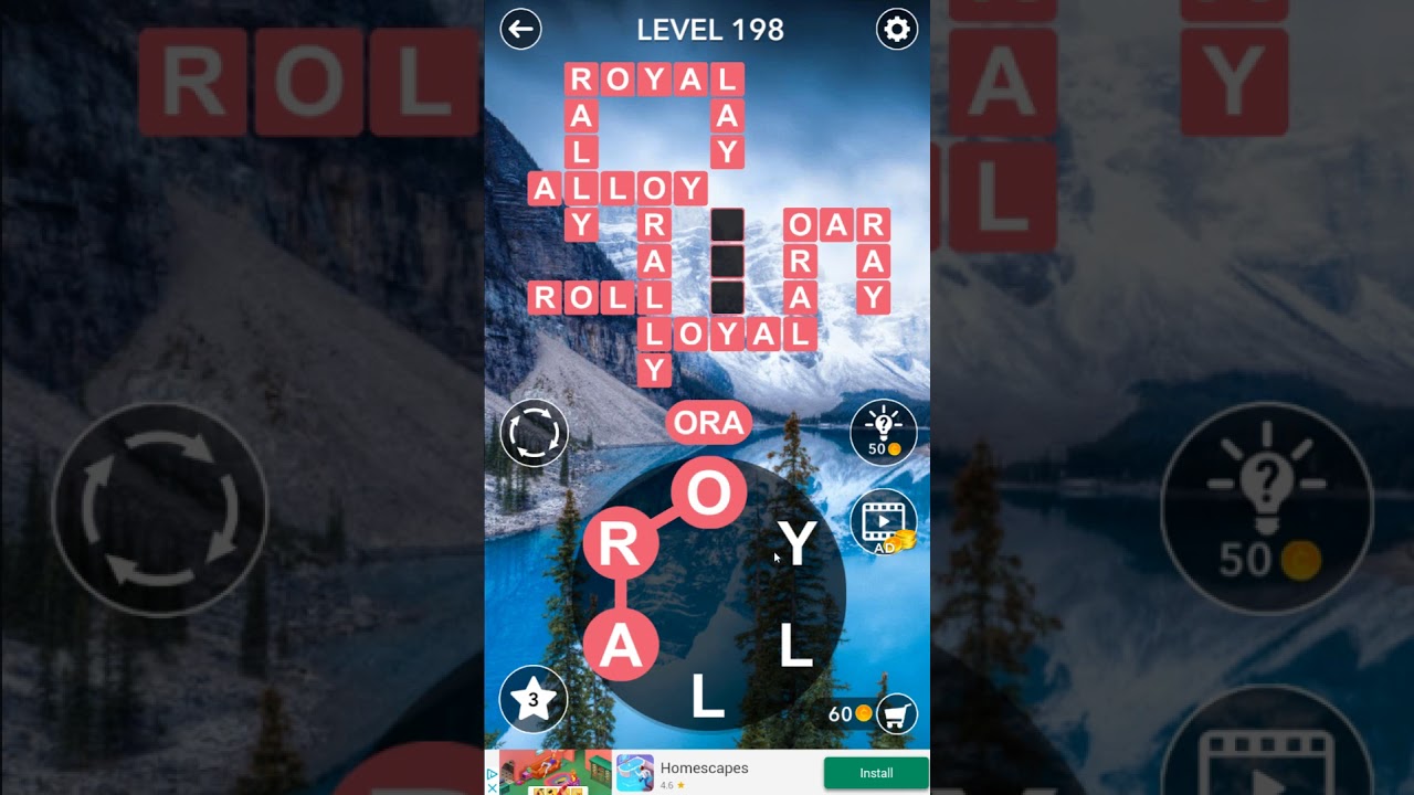Word Crossword Search level 198