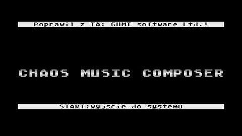 chaos music composer demo for Atari 8-bit