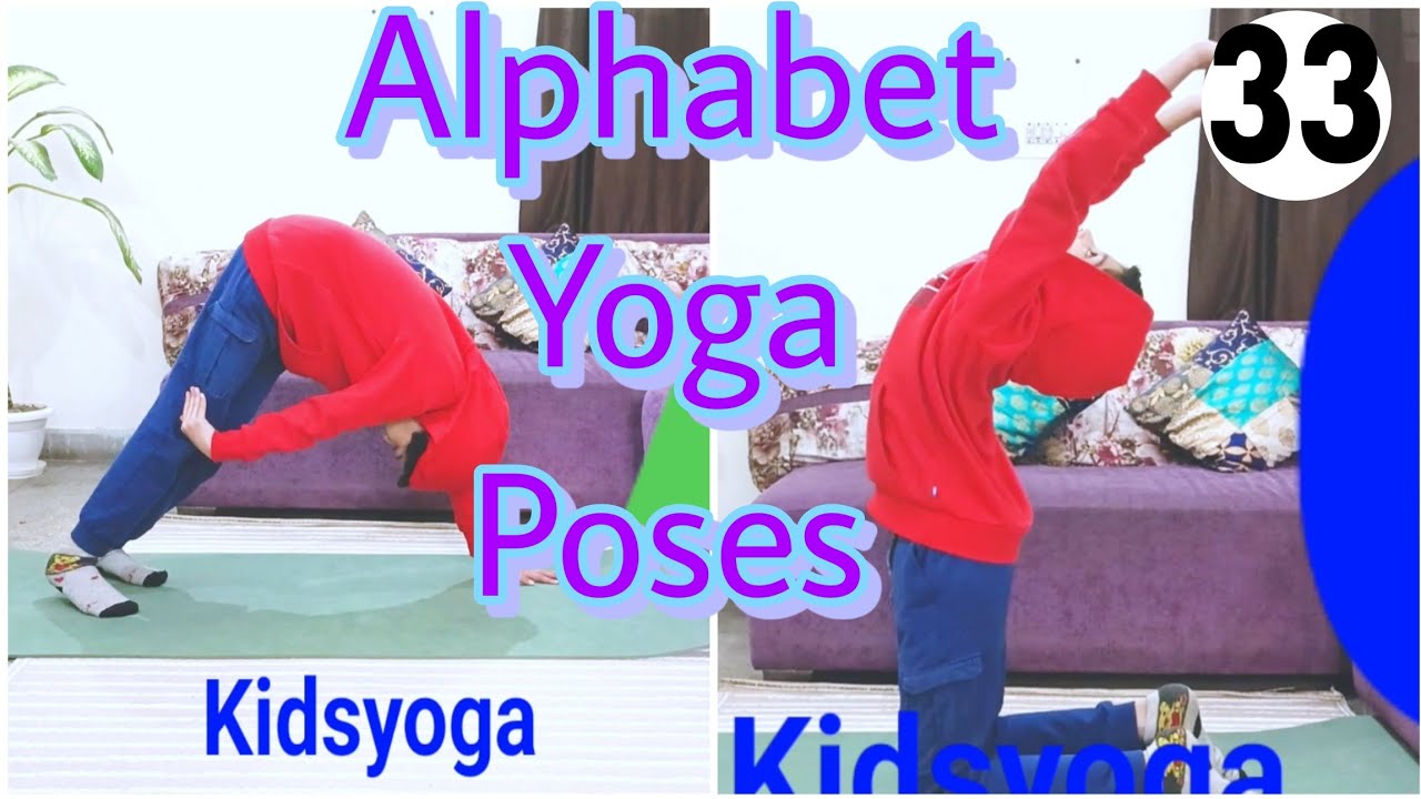 Alphabet Kids Yoga | These would be perfect to hang in the classroom,  therapy room, use for summer school or at home. So much fun!... | By  Physical Activity & Motor Development