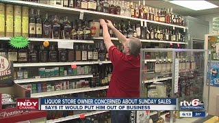 Liquor store owners concerned about Sunday sales