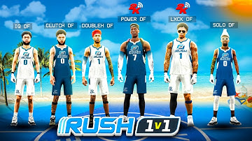 FIRST EVER DF 1v1 RUSH RACE in NBA 2K21! Who