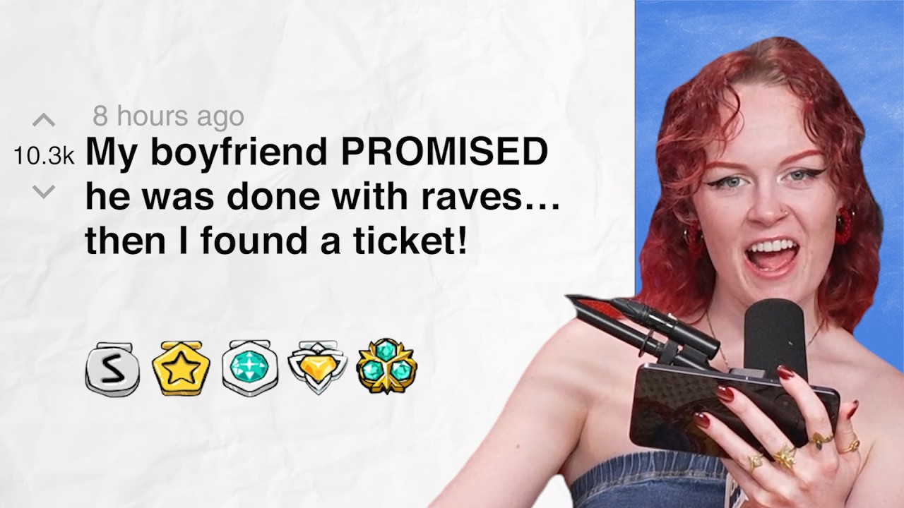 My boyfriend PROMISED he was done with raves… then I found a ticket ...