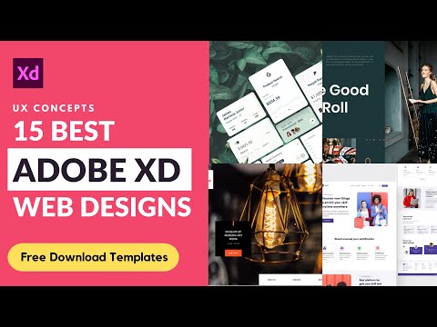 Free Web Design Download Adobe XD | Web Templates | 15 Best UX Animation Concepts 2022