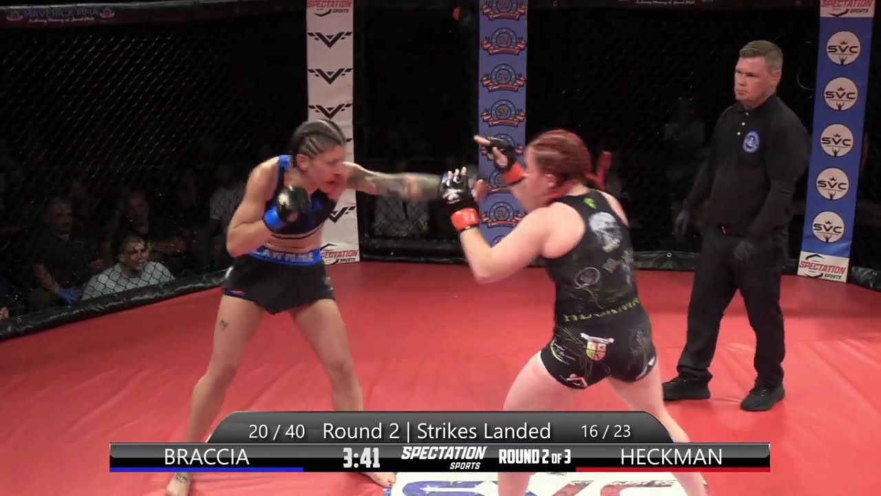 FREE FIGHT: Lauren Braccia VS Marissa Heckman - Maverick MMA 28