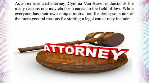 Cynthia Van Buren -  Reasons to Choose a Career in...