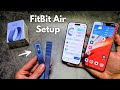Connect & Pair - Google Fitbit AIR with Any Smartphone (Google Health App)