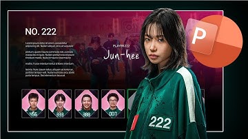 Create Squid Game 3 Character intro morphing with PPT