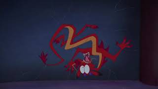 Mulan 2: Mushu Flattened on a Wall