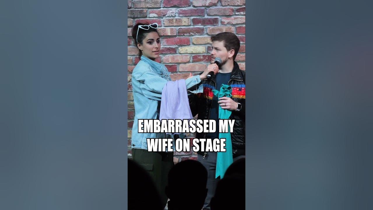 EMBARRASSED MY WIFE ON STAGE | Drew Lynch | #drewlynch #wife #standup #shortking