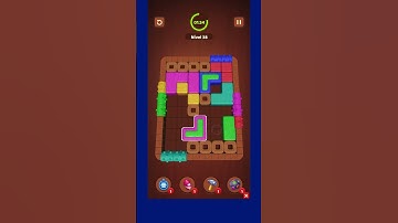 Wood Block Jam - Level 38 Solution (Fast & Easy)