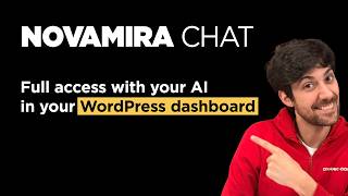 Full Access for Your AI, Right Inside Your WordPress Dashboard | Novamira Chat