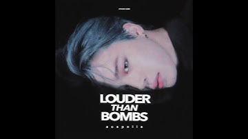 LOUDER THAN BOMBS ACAPELLA 💜 #btsjimin #jimin #jiminbts #btsparkjimin #jiminie #jiminshi #btsarmy