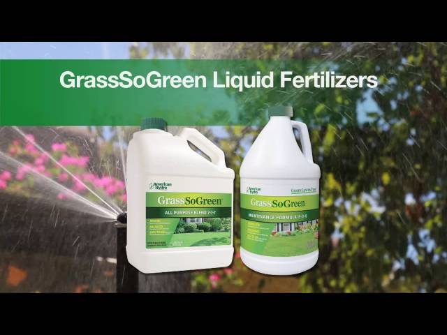 Grass So Green from Pro Products - YouTube