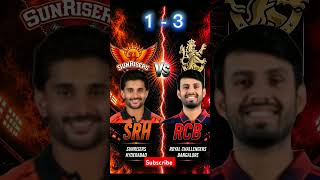 SRH vs RCB IPL 2026 Comparison 💥💥 #srh #rcb #status #subscribe #comment #viral #viratkohli #ipl
