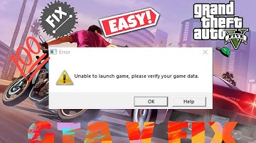 Unable to launch your game please verify your game data GTAV error fix [100% working] easy