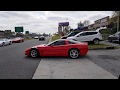 VETTES LEAVING THE ALL CORVETTE SHOW