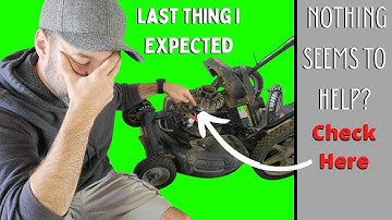 How to Fix Briggs Engine Push Mower [Surging & Low Power]