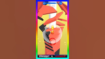 STACK BALL 3D | LEVEL 411 | OFLINE GAME😎😎 #shorts #stackball #uniquegamer