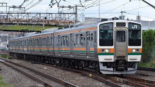 211系A10編成 新前橋〜井野間通過