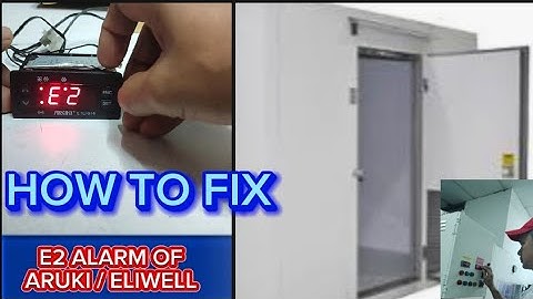 HOW TO FIX E2 ALARM OF ARUKI ETC-974 / ELIWELL ID974