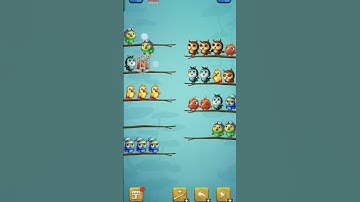 bird shots puzzle level 117#gamingvideos #games #birdsort #angrybirds