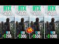 RTX 5050 vs RTX 5060 vs RTX 5070 vs RTX 5080 - Test in 20 Games