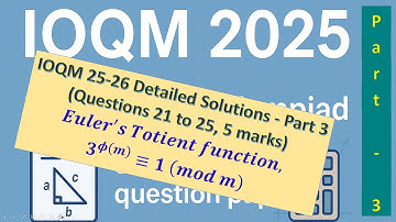 IOQM 2025 Solutions Part 3