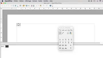 Comment écrire des formules mathématiques sur Open Office ?