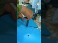 Sofa foam cutting with blade #shorts #bladecut #foam #theworkershub