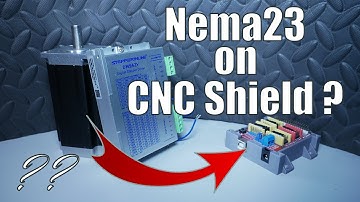 Connect NEMA23 to CNC SHIELD