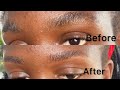 HOW TO GROOM + SHAPE YOUR BUSHY EYEBROWS WITH RAZOR| SUPER EASY + AT HOME