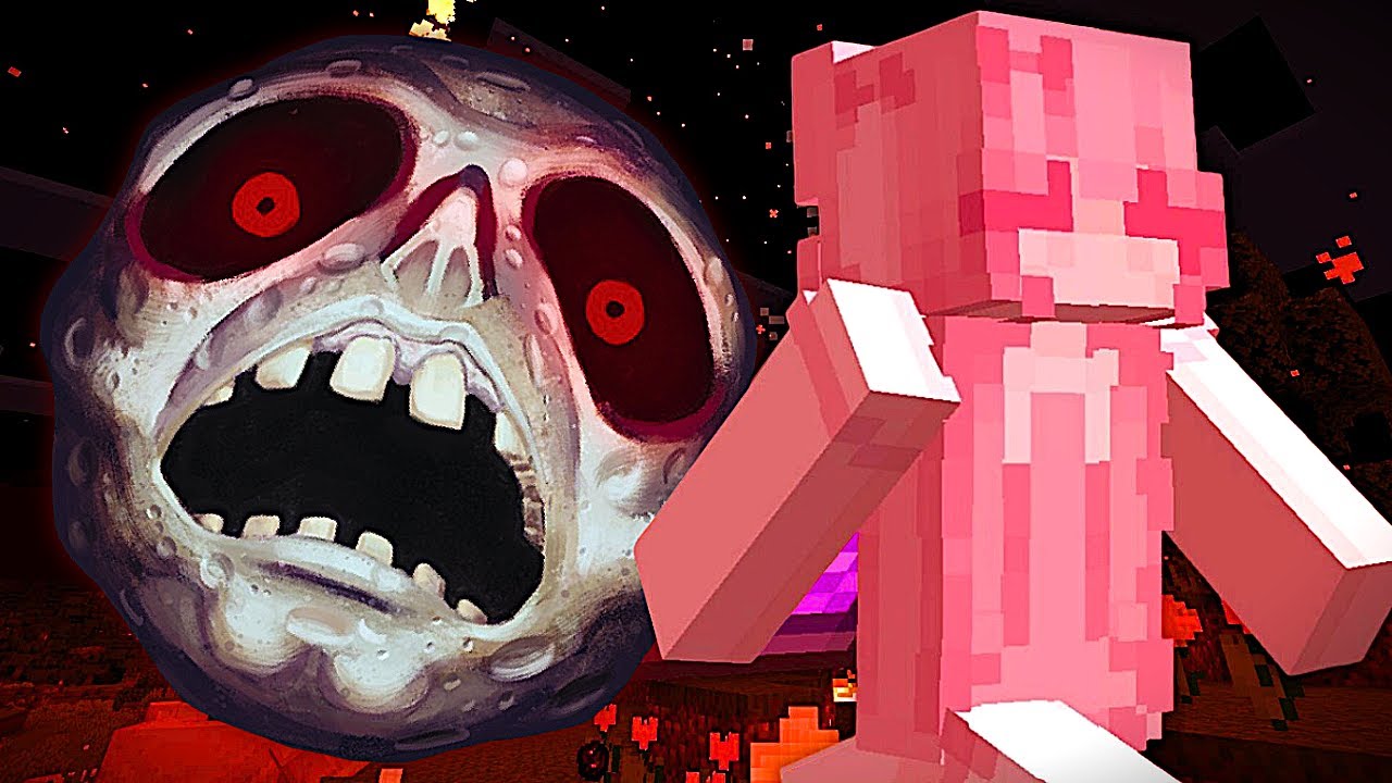 JAMAIS OLHE PARA A LUA NO MINECRAFT - YouTube
