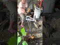 have to be patient pulling the shockbreaker #anvil #forging #blacksmith #metalwork #steelwork