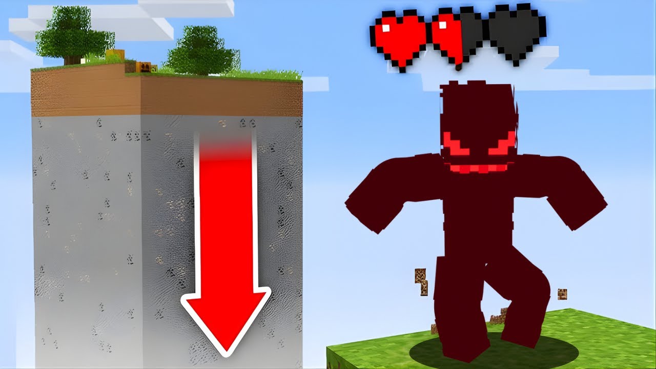 Minecraft, НО получение урона удаляет чанк!