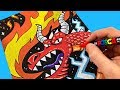 Custom DIY Dragon Griptape Art!!! (With Posca Markers!)