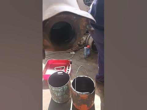 engine oil water mix - YouTube
