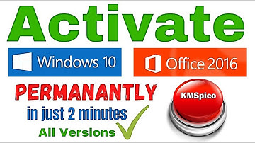 Activate Windows 10/8.1/8 and MS-Office 2013/16 with KMSPICO | Free Lifetime activations