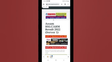 Thumbnail of Assam HSLC Results | Metric Results 2022 | SEBA 2022