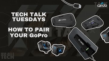 How To Connect Your Cardo To @GoPro  : Tech Talk Tuesday Tips