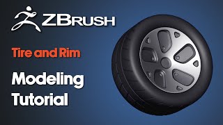 ZBrush Beginner Modeling Tutorial Tire and Rim