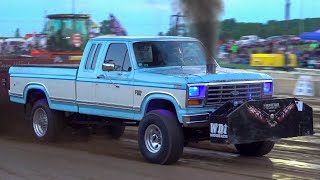 Pro Street Diesel Truck Pulling Action From Dragway 42 2023 Full Pull Productions. #Truckpull