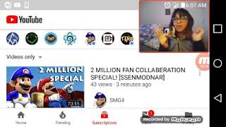 D.G.F react to 2 million fan collaboration special! SSENIMODNAR by SMG4