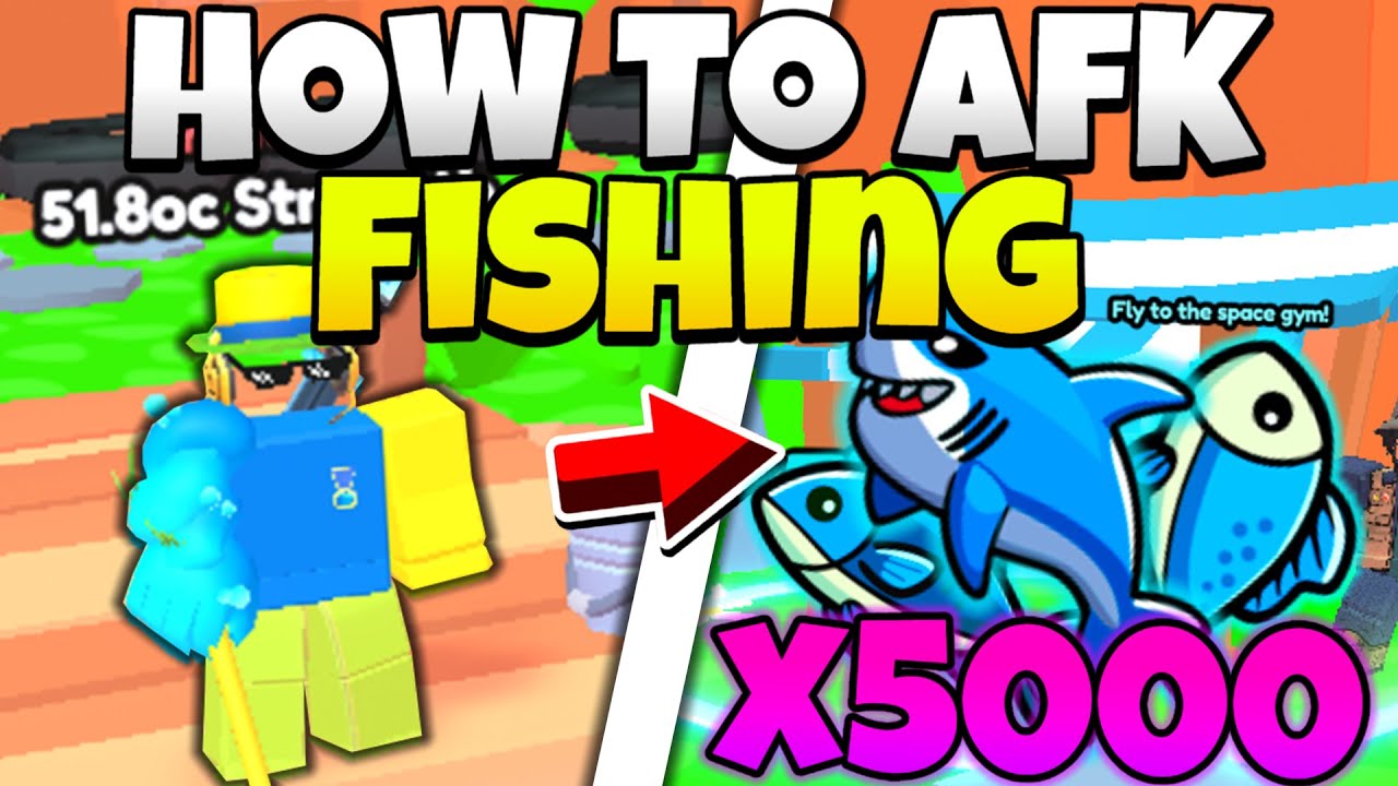 How To Afk Fish [Arm Wrestling Simulator] - YouTube