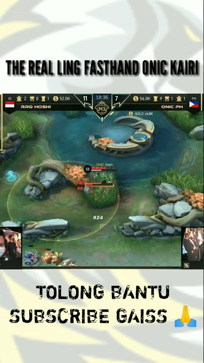 ONIC KAIRI LING FASTHAND #shorts #mlbb #viral #mobilelegends #tiktok #trending #youtubepemula #m3